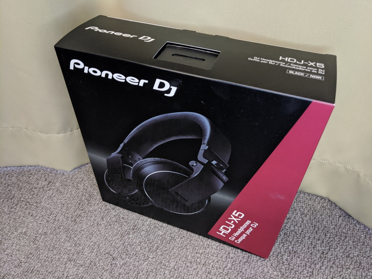 最新入荷 PIONEER HDJ-X5-K プロフェッショナル DJ ヘッドホン
